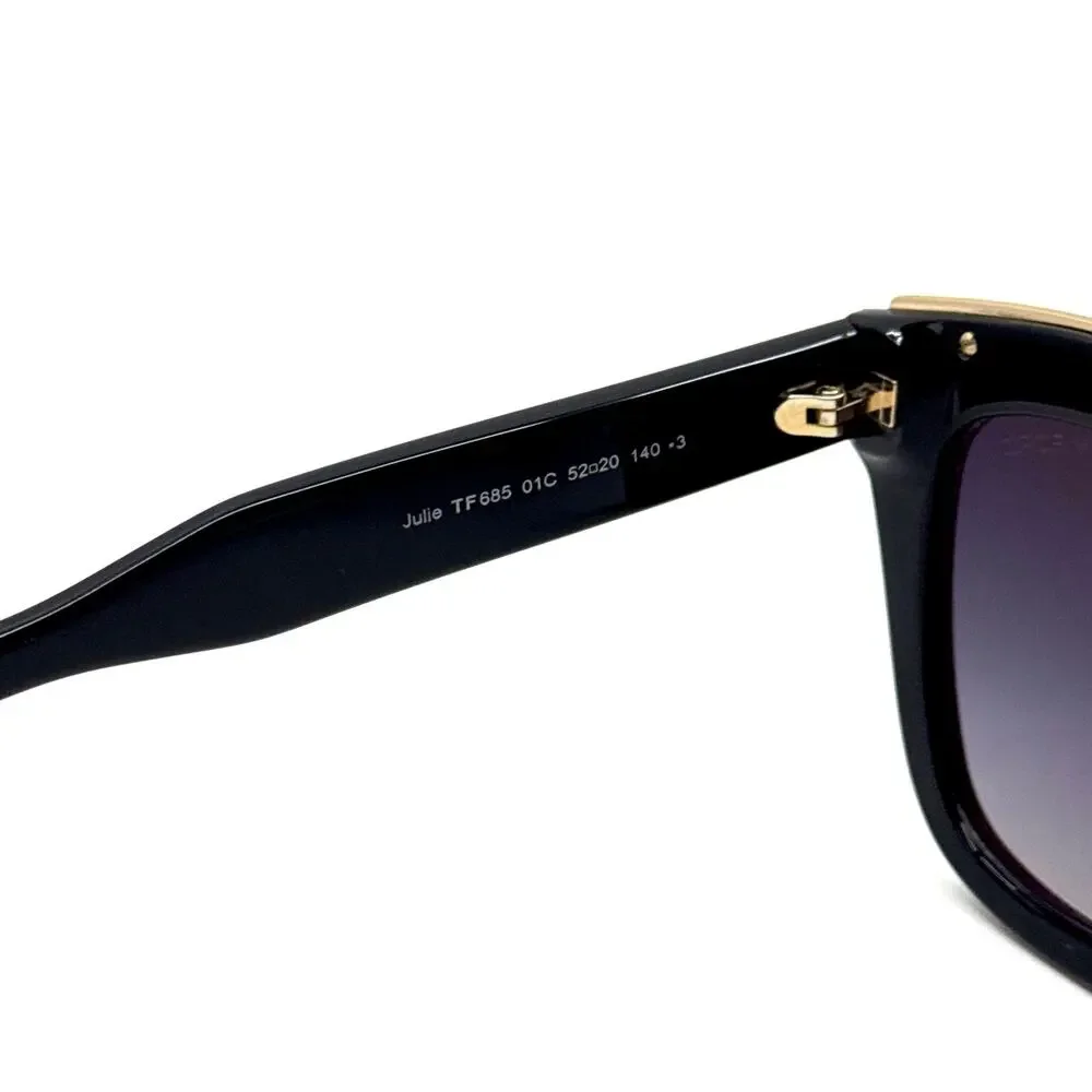 New, TOM FORD Julie Sunglasses TF685 01C Authentic